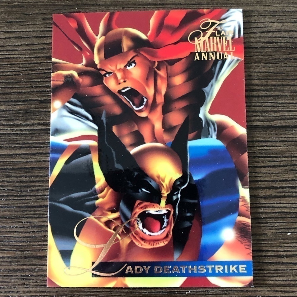 1995 Flair Marvel Annual Trading Card: Lady Deathstrike # 38